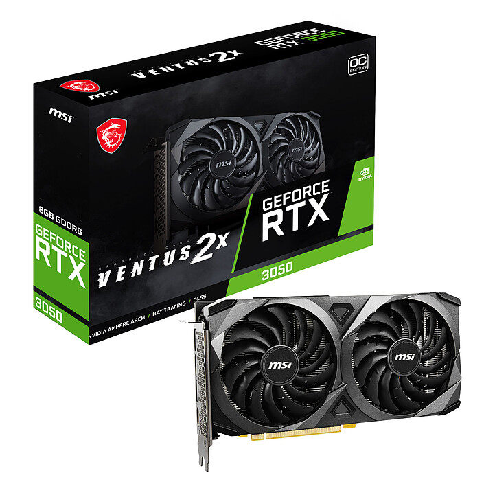 MSI GeForce RTX 3050 VENTUS 2X 8G OC LHR