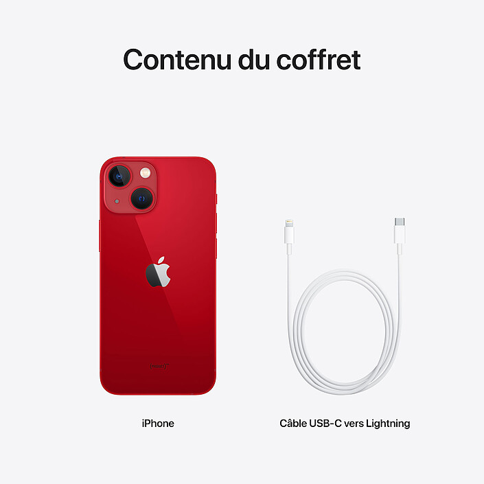 Apple iPhone 13 mini 256 Go (PRODUCT)RED · Reconditionné pas cher