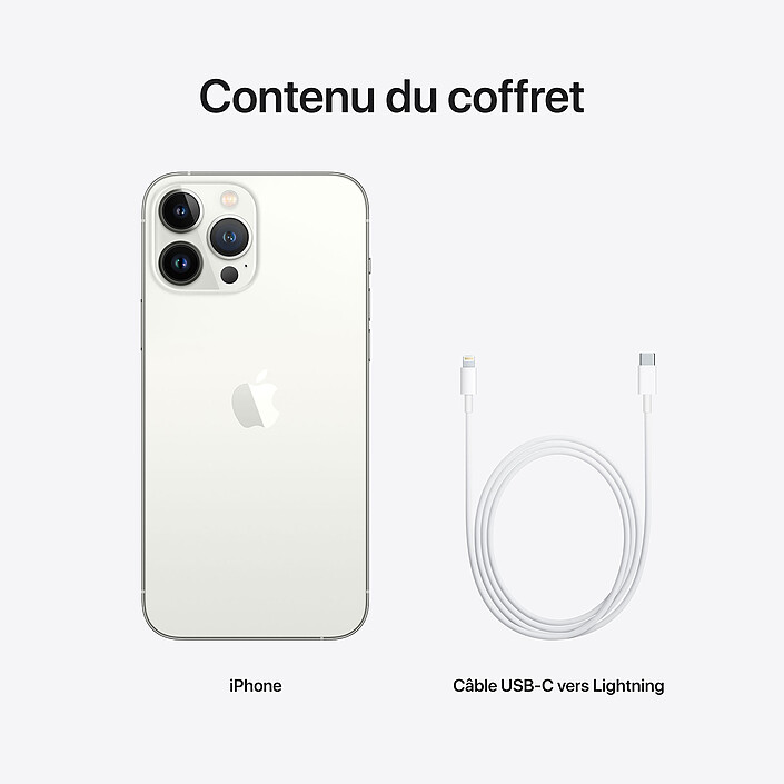 Apple iPhone 13 Pro Max 1 To Argent · Reconditionné pas cher