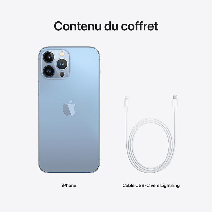 Apple iPhone 13 Pro Max 128 Go Bleu Alpin · Reconditionné pas cher