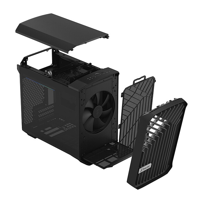 cheap Fractal Design Torrent Nano Black TG Dark