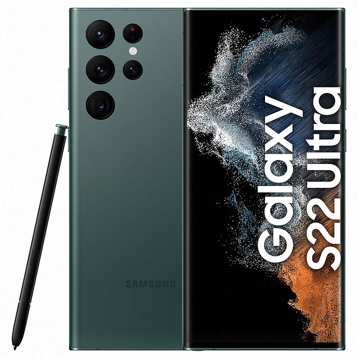 Samsung Galaxy S22 Ultra SM-S908B Vert (12 Go / 256 Go) · Reconditionné