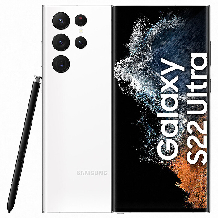 Samsung Galaxy S22 Ultra SM-S908B Blanco (12GB / 256GB) v2 - Móvil