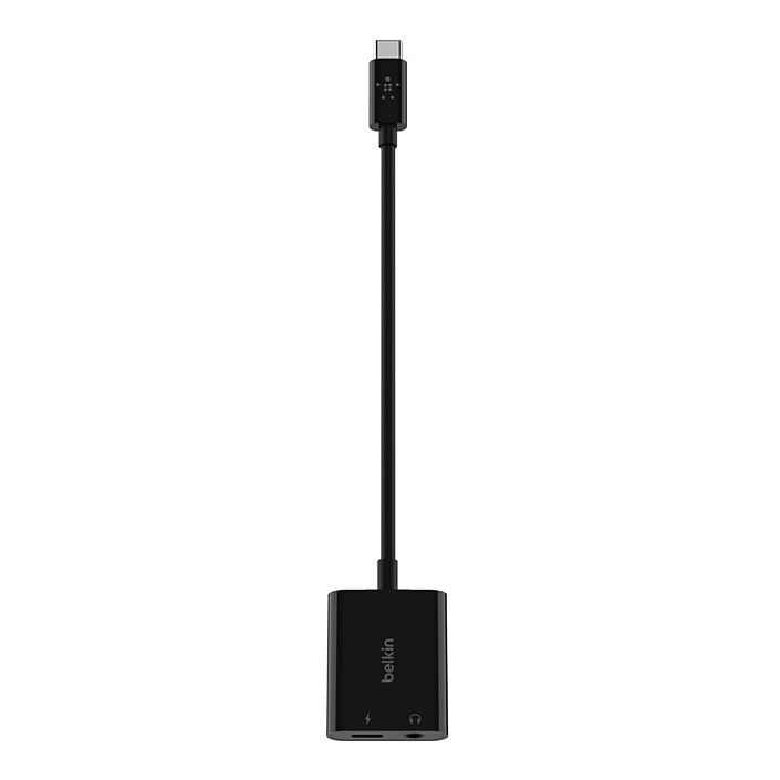 Avis Belkin Adaptateur USB-C vers Jack et USB-C pour charge (Noir)