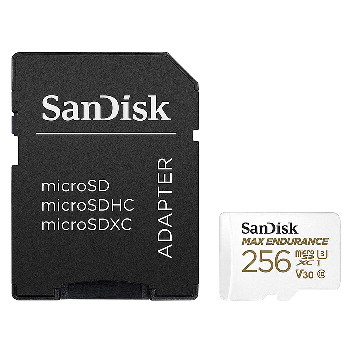SanDisk Max Endurance microSDXC UHS-I U3 V30 256GB + SD Adapter