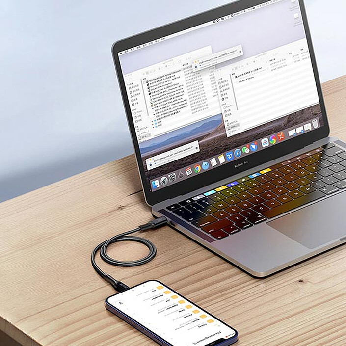 Avis Akashi Câble Eco Kevlar USB-C vers USB-C Noir (1.5 m)