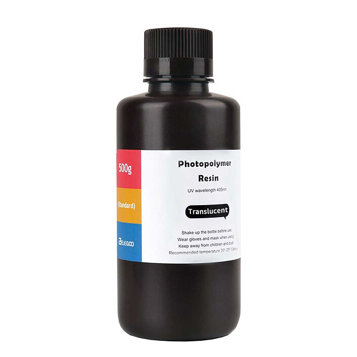 Elegoo Résine LCD ABS-Like Standard (500 g) - Translucide