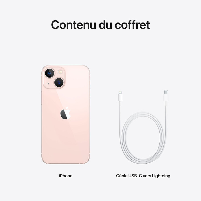 Apple iPhone 13 mini 256 Go Rose · Reconditionné pas cher
