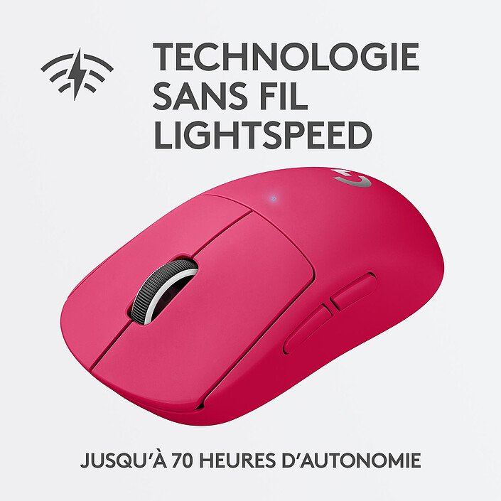 Acheter Logitech G Wireless Gaming Pro X Superlight (Magenta)