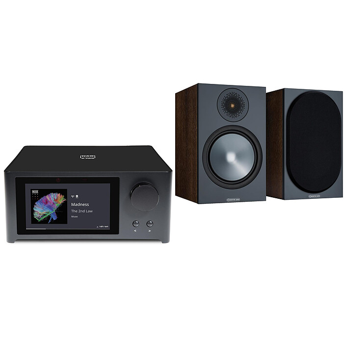 NAD C 700 + Monitor Audio Bronze 100 Walnut