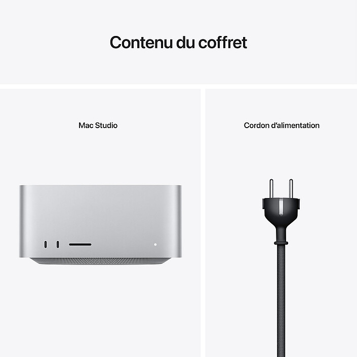 Apple Mac Studio M1 Max 64Go/512Go (MJMV3FN/A-64GB-512GB) pas cher