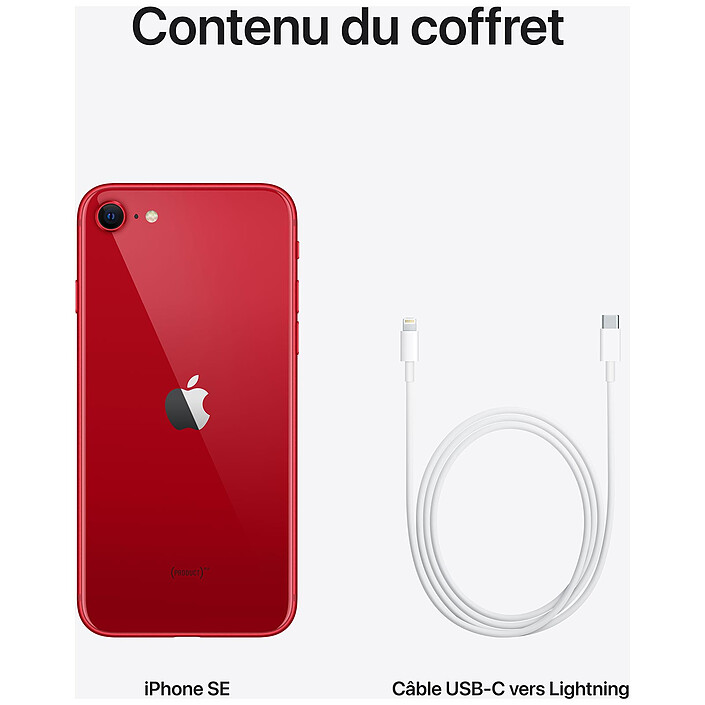 Apple iPhone SE 128 Go (PRODUCT)RED (2022) pas cher