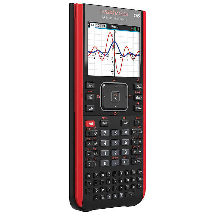  Texas Instruments TI-Nspire CX II-T CAS - Nero/Rosso