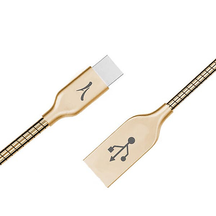 Akashi Câble USB-C Métal Incassable (Or - 1m)