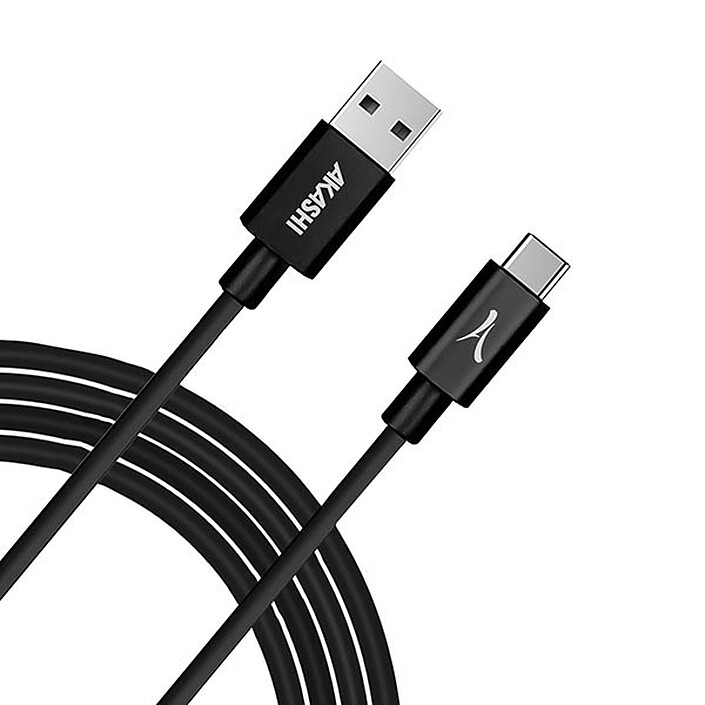 cheap Akashi USB to USB Type-C Cable (1mtr)