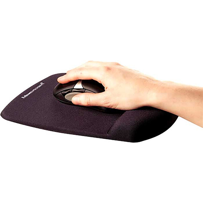 Nota Tappetino per mouse Fellowes PlushTouch Nero