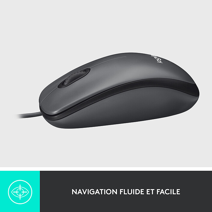 Logitech Mouse M100 (Noir) pas cher