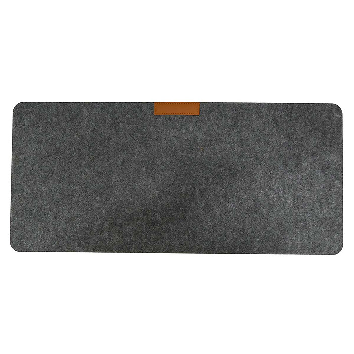 Accuratus Felt Laptop Desk Pad - Gris/Cuir