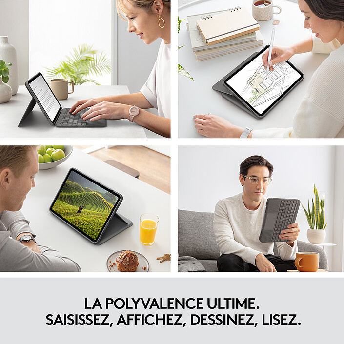 Acheter Logitech Folio Touch Étui Clavier avec Trackpad et Smart Connector pour iPad Pro 11" (1re, 2e, 3e, 4e génération)