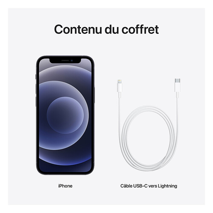 Apple iPhone 12 mini 64 Go Noir (MGDX3ZD/A) · Reconditionné pas cher