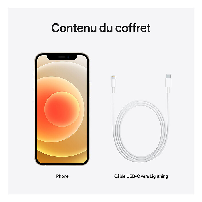 Apple iPhone 12 mini 128 Go Blanc · Reconditionné pas cher