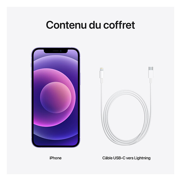 Apple iPhone 12 mini 128 Go Mauve · Reconditionné pas cher
