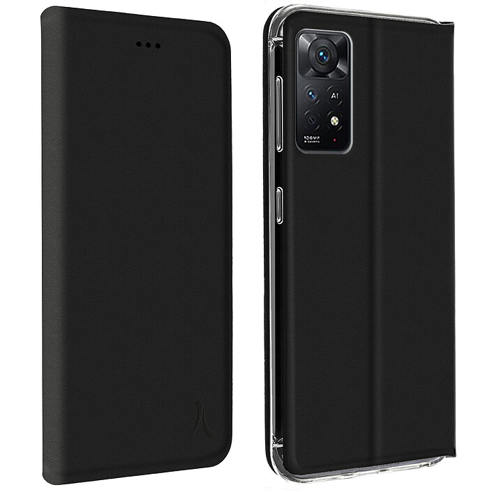 Akashi Etui Folio Porte Carte Noir Xiaomi Redmi Note 11 Pro 4G/5G