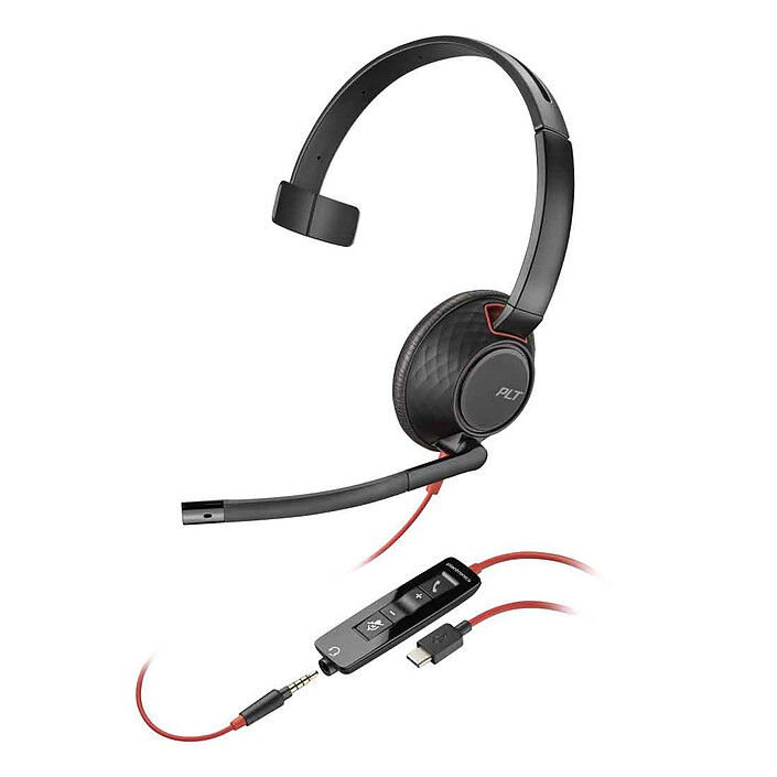 Poly Blackwire 5210 USB-C Mono Noir