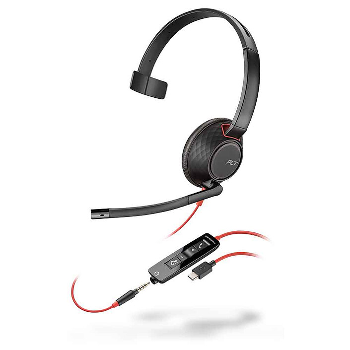 Avis Poly Blackwire 5210 USB-C Mono Noir