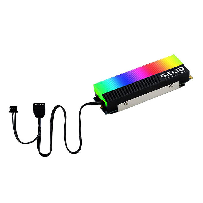 Opiniones sobre Refrigerador para SSD Gelid GLINT ARGB M.2 2280 (M2-RGB-01)