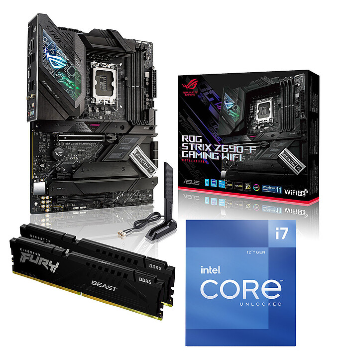 Kit Upgrade PC Core i7-12700K 32 GB ASUS ROG STRIX Z690-F GAMING