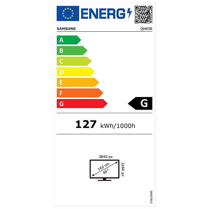 Samsung 65" LED QM65B economico