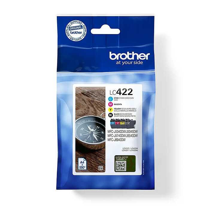 Brother LC422VALDR (negro, cian, magenta, amarillo)