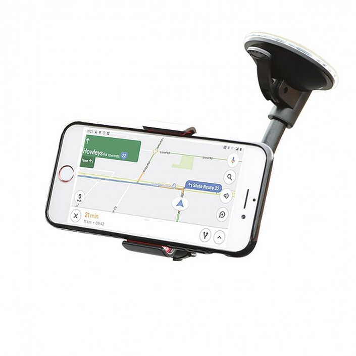 Mobilis Support Universel Pare-Brise pour Smartphone Noir