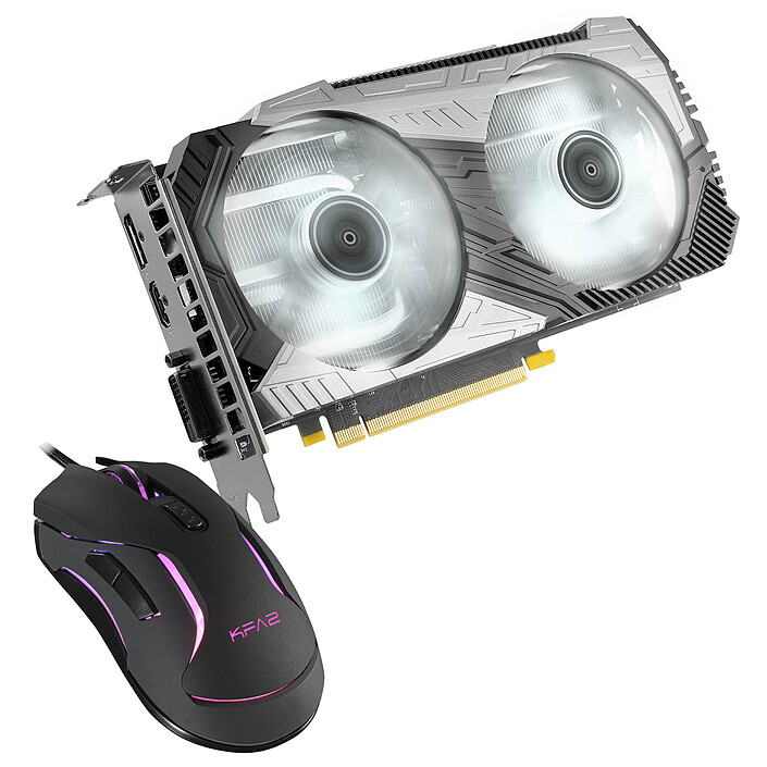  KFA2 GeForce RTX 2060 12GB Plus (1-Click OC) + KFA2 Gaming Slider 04