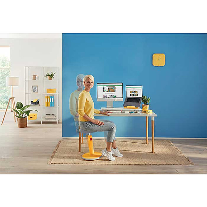 Acheter Leitz Tabouret assis/debout Ergo Cosy - Jaune