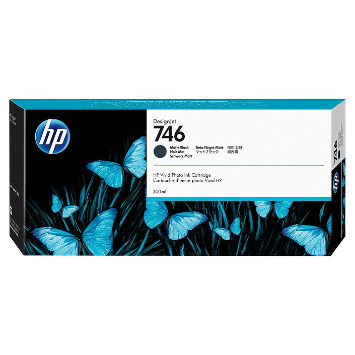 HP DesignJet 746 (P2V83A) - Noir mat