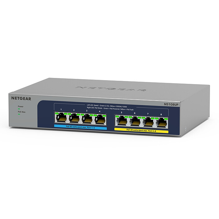 Nota Switch Netgear MS108UP