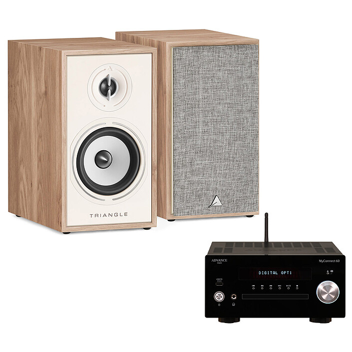 Advance Paris MyConnect 60 Black + Triangle Borea BR02 Light Oak