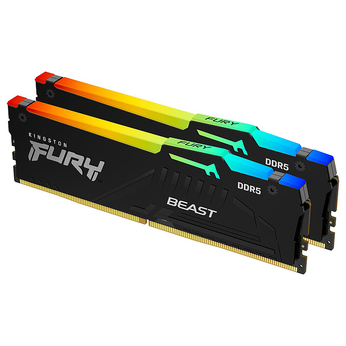 Kingston FURY Beast RGB 16 GB (2 x 8 GB) DDR5 5600 MHz CL36