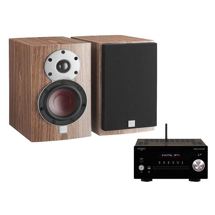 Advance Paris MyConnect 60 Noir + Dali Menuet Noyer