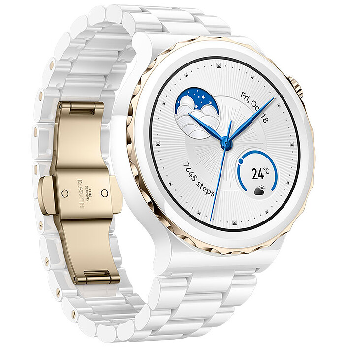 Avis Huawei Watch GT 3 Pro (43 mm / Céramique Blanc)