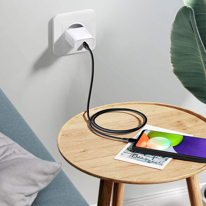 Acheter Akashi Câble renforcé USB-C vers USB-C (Noir - 3m)