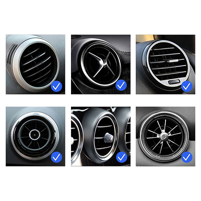 Akashi Support Voiture Aimanté Grille d'Aération pas cher