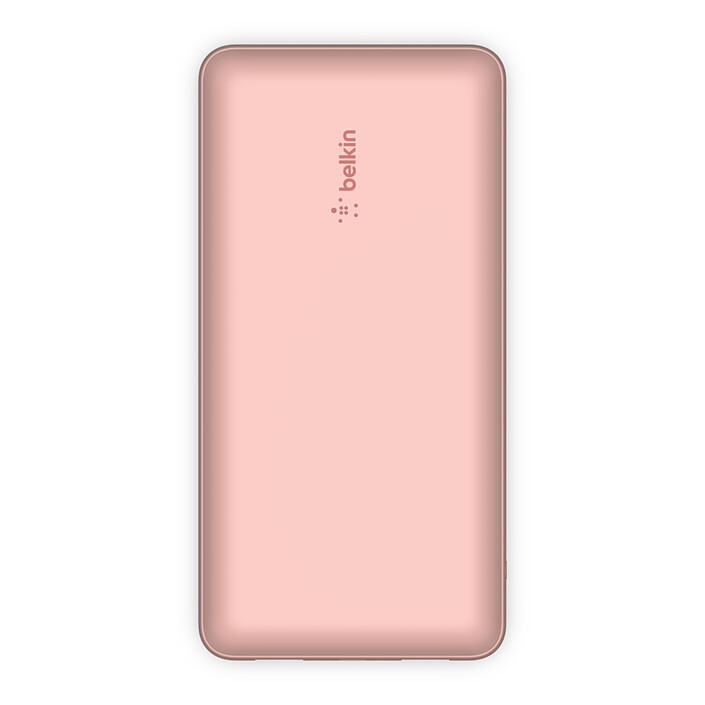 Belkin Batterie externe 20K Boost Charge avec câble USB-A vers USB-C (Rose) pas cher