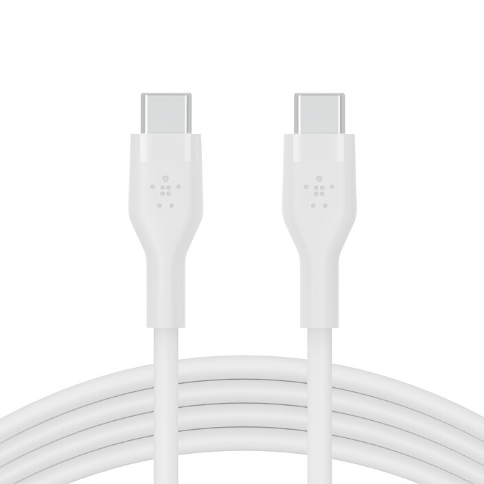 Avis Belkin Boost Charge Flex Câble silicone USB-C vers USB-C (Blanc) - 2 m