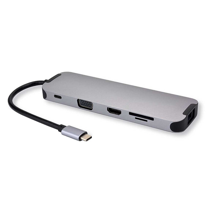 MCL Station d'accueil USB-C multi-ports 10-en-1 HDMI/VGA