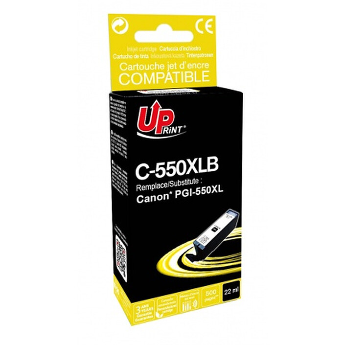 UPrint cartouche compatible Canon PGI-550 XL (Noir)
