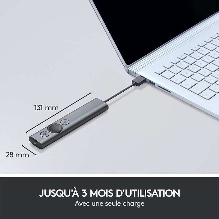 Logitech Spotlight Presenter (Gris) pas cher