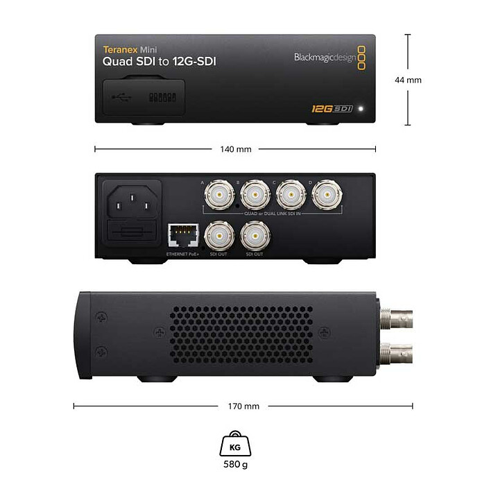 Acheter Blackmagic Design Teranex Mini Quad SDI to 12G-SDI